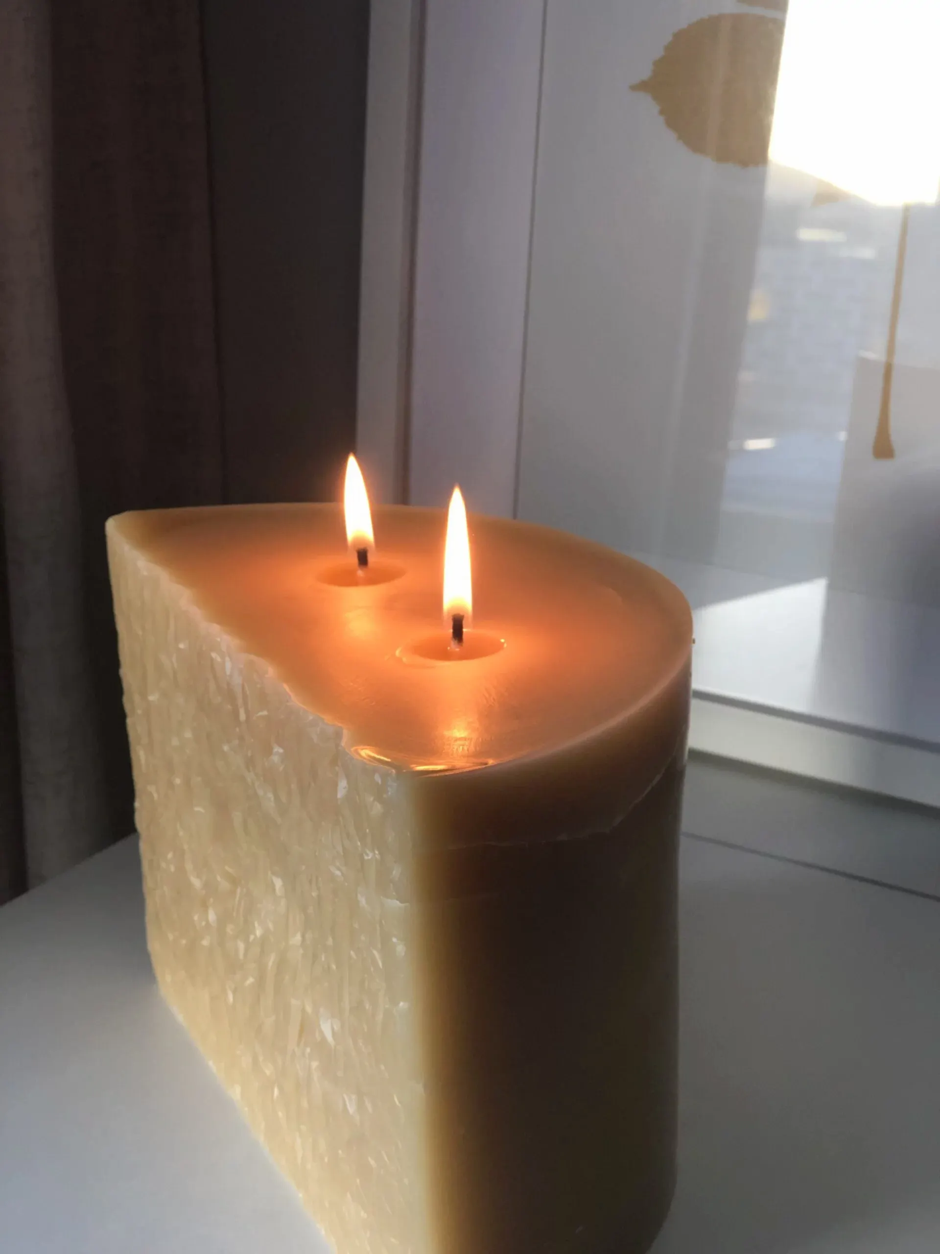 Yarım  Ay Krem Mum - Görsel 2