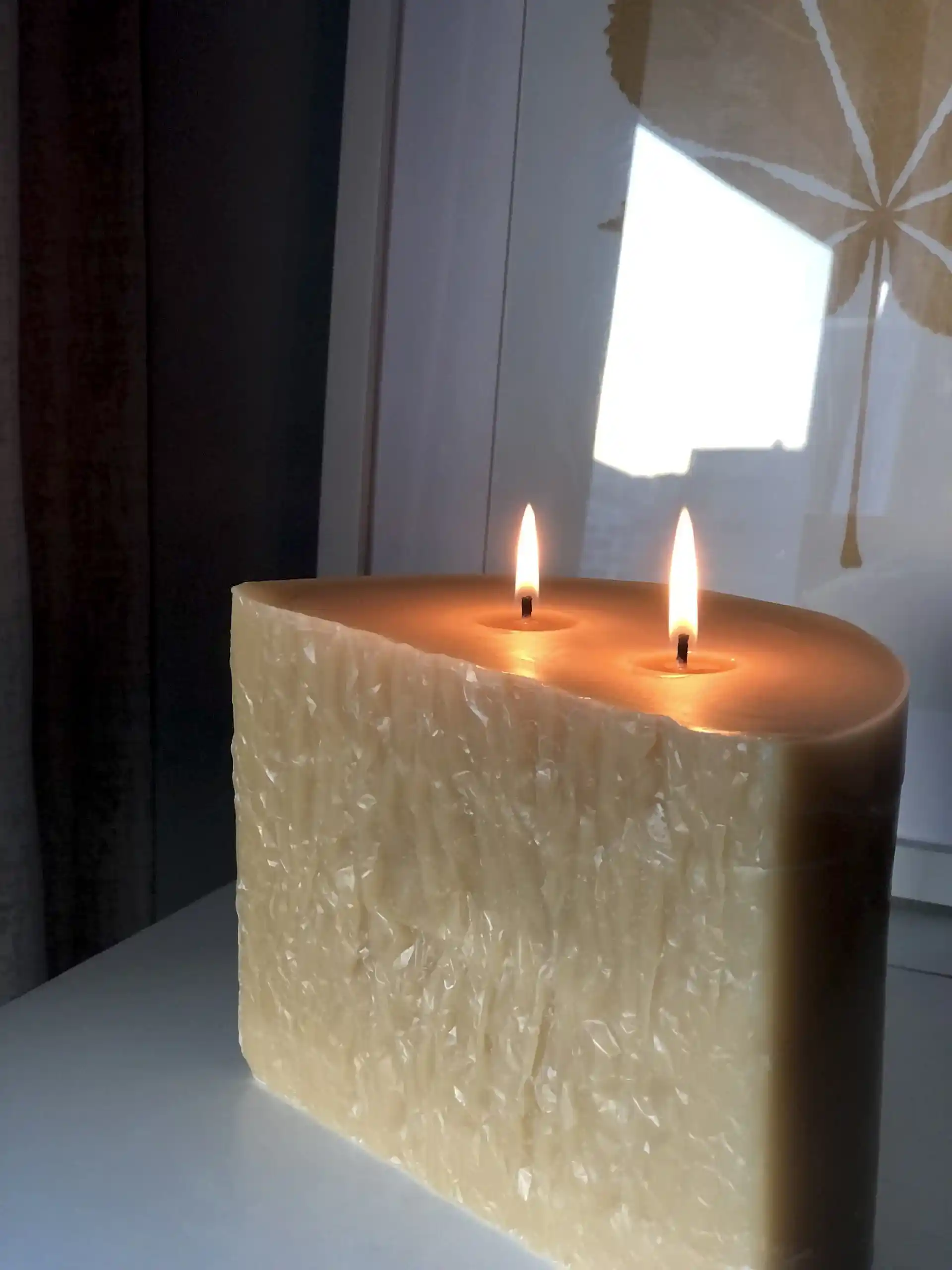 Yarım  Ay Krem Mum - Görsel 4