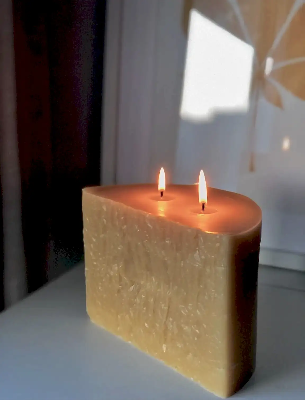 Yarım  Ay Krem Mum - Görsel 3