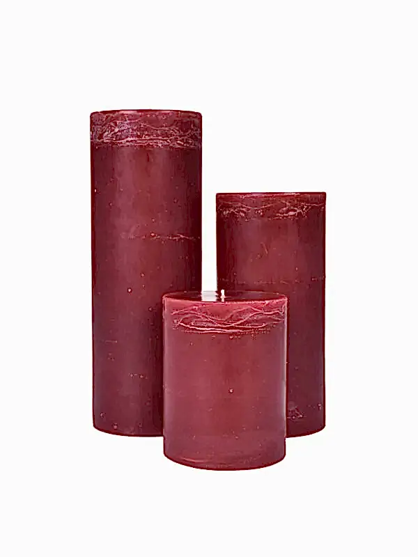 3'lü Davet Boy Bordo Mum