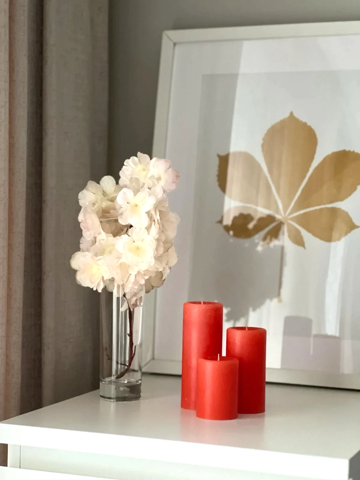 Silindir 3’lü Turuncu kokulu Set Mum