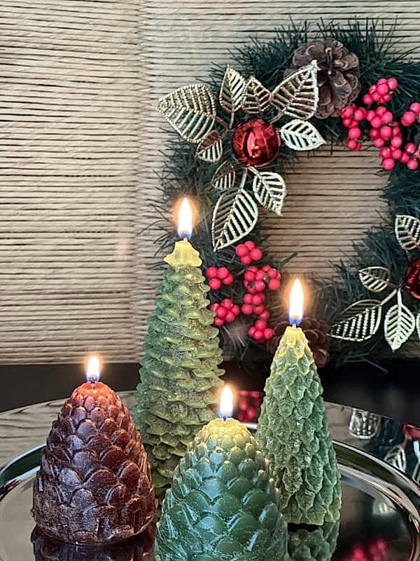 Kozalak ve Çam Ağacı Set Mum